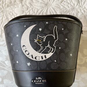 Coach Black Cat Moon Bag